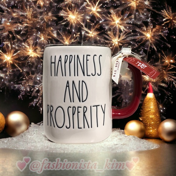 🛍️ Rae Dunn Happiness and prosperity mug New - Picture 1 of 14